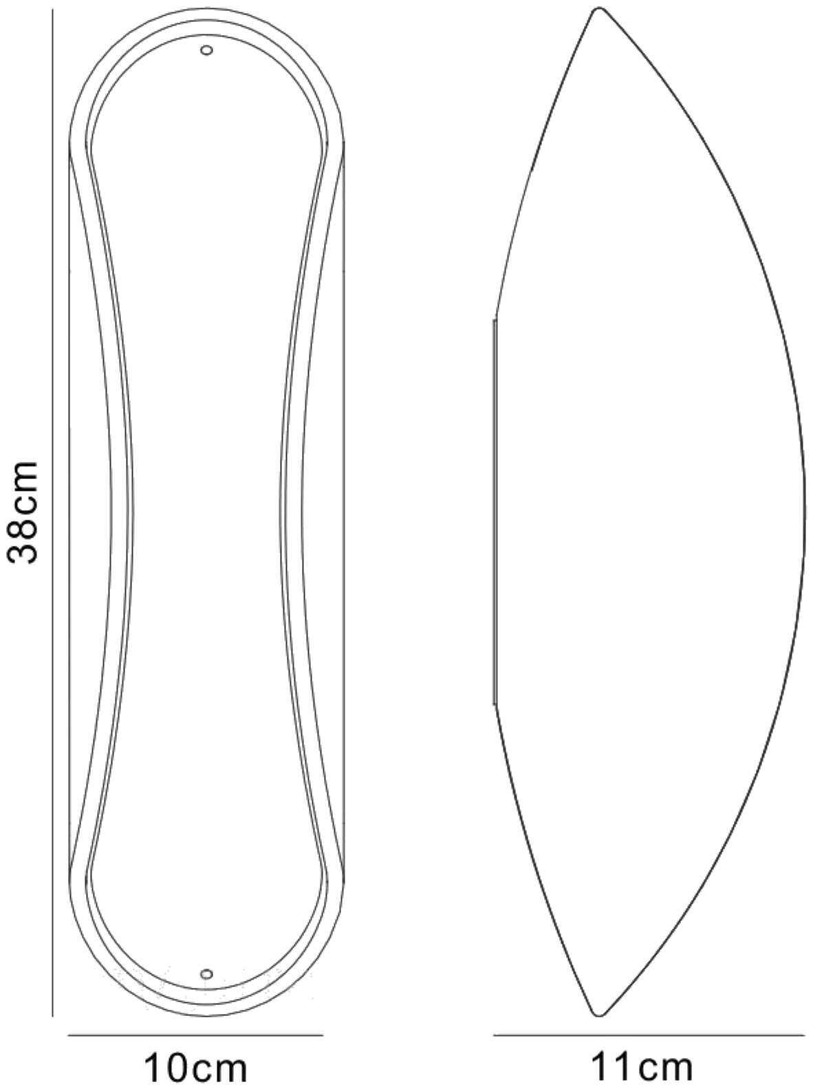 Pasion Gloss Black Wall Lights Mantra Flush Wall Lights